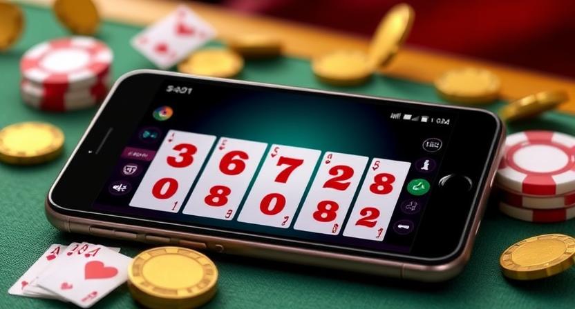 K777W mobile casino app interface
