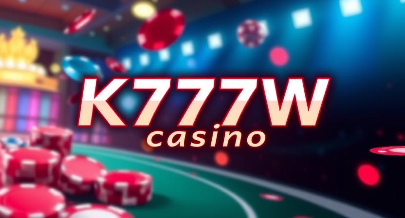 Live dealer streaming tables on K777W casino